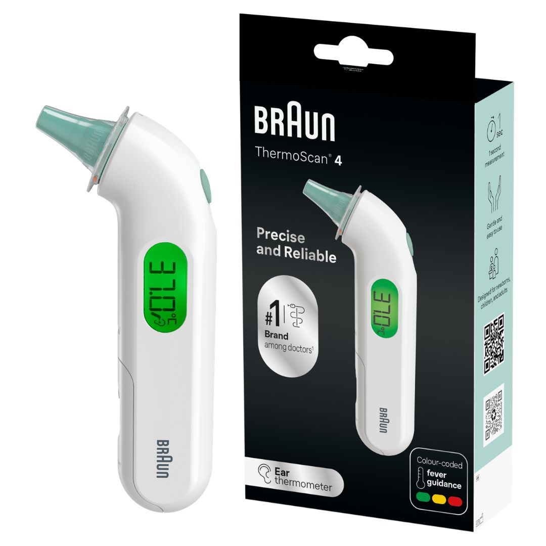 BRAUN IRT3515 THERMOSCAN 4 EAR THERMOMETER